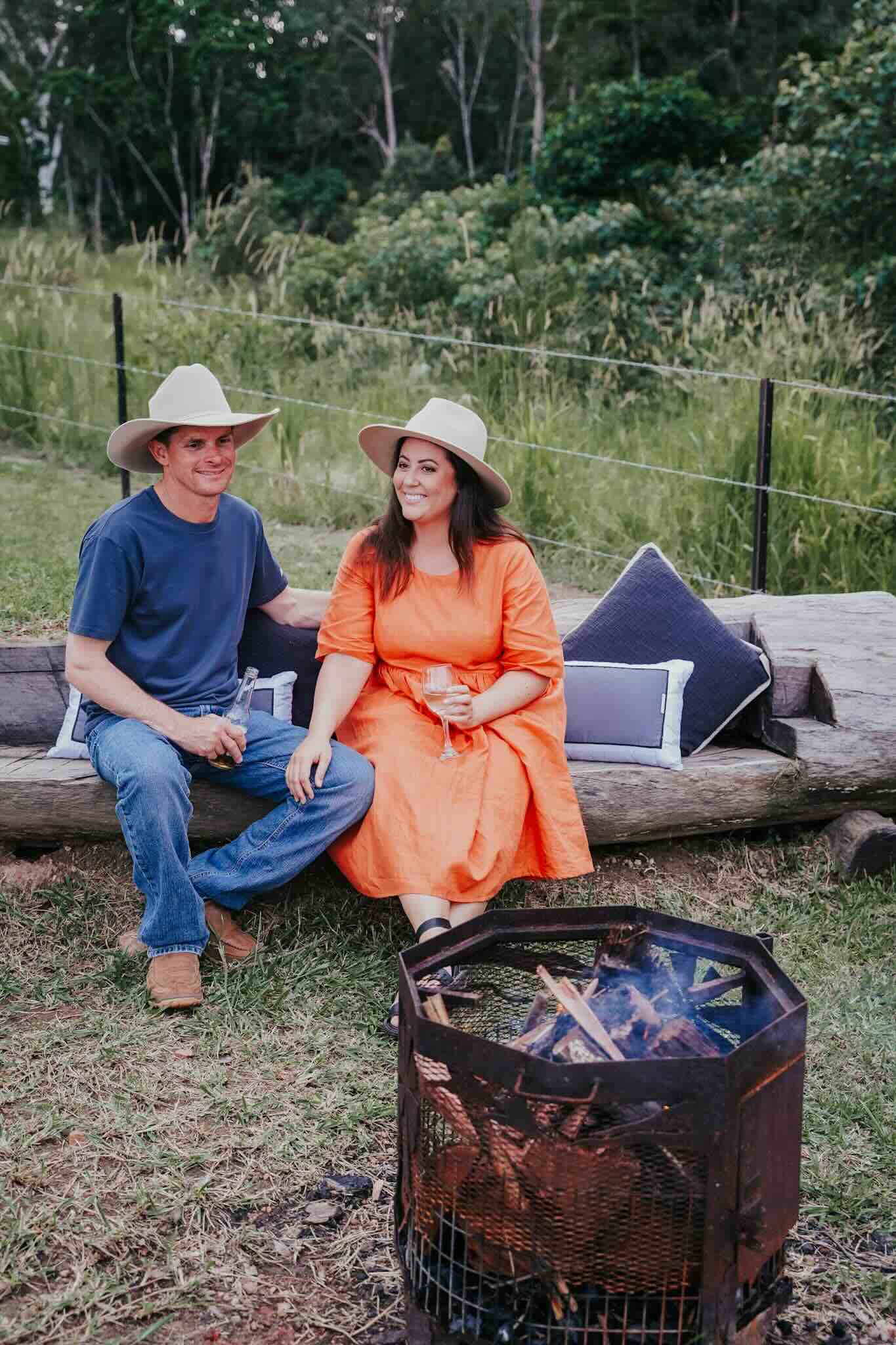 6-family-retreats-hitching-rail-retreat-overlander-train-carriage-fire-pit